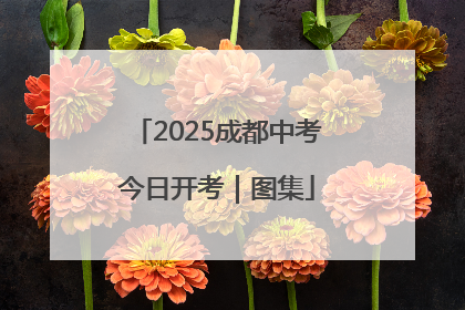 2025成都中考今日开考｜图集
