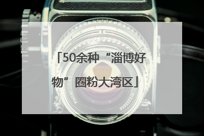 50余种“淄博好物”圈粉大湾区