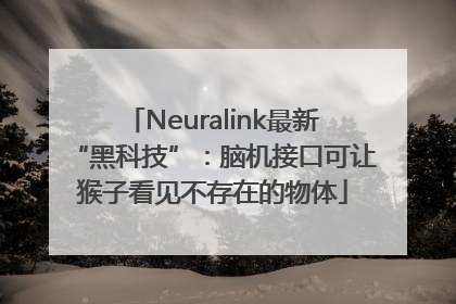 Neuralink最新“黑科技”：脑机接口可让猴子看见不存在的物体